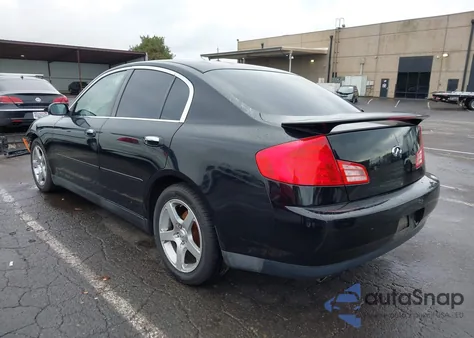 2003 Infiniti G35 Luxury Leather из США, поврежденный, VIN JNKCV51E83M312486